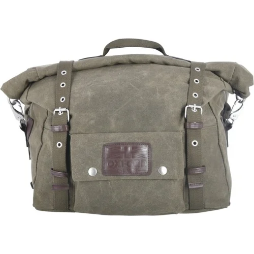 Bočné brašny na motocykel Heritage OXFORD OL578 (zelené khaki, objem 40 l, pár)