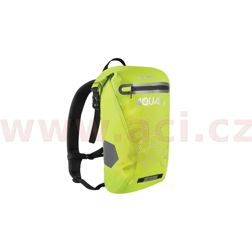 Vodotesný batoh AQUA V12 OL693 (žltá fluo, objem 12 L) /OXFORD/ - obr. 1