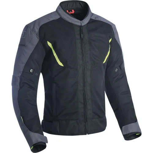 Bunda DELTA 1.0 AIR OXFORD TM193202M (čierna/sivá/fluorescenčná, veľkosť M)