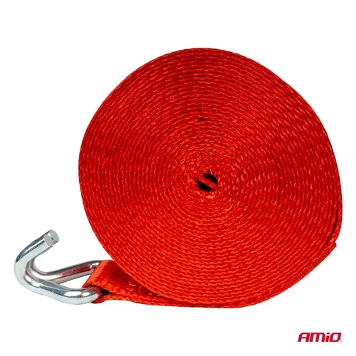 Dopravný pás s hákom ERGO 5000kg 6,60m 50mm 5T AMIO-03996 /PAS-KAM/ - obr. 1