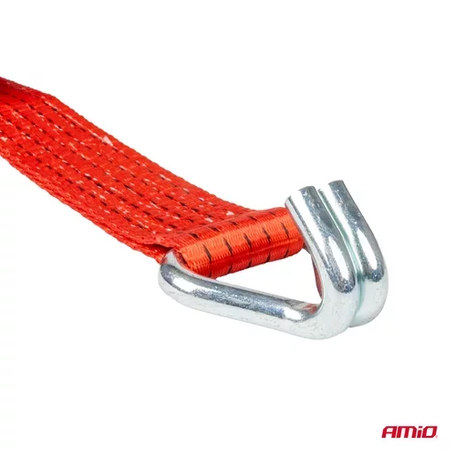 Dopravný pás s hákom ERGO 5000kg 7,60m 50mm 5T AMIO-03997 /PAS-KAM/ - obr. 2