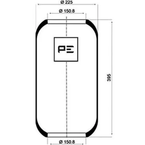 Mech pneumatického pruženia PE Automotive 084.135-70A