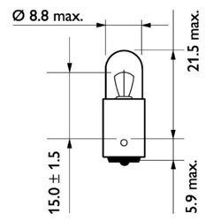 Žiarovka pre smerové svetlo PHILIPS 13929B2 - obr. 2