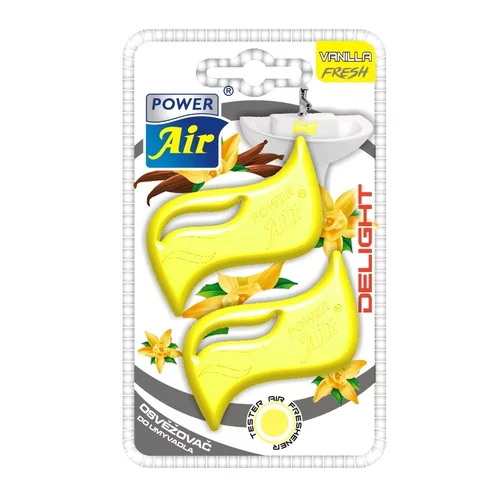 POWER AIR Delight vôňa do umývadla Vanilla Fresh 2 ks