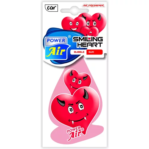 Osviežovač na zavesenie POWER AIR Smiling Heart Mix