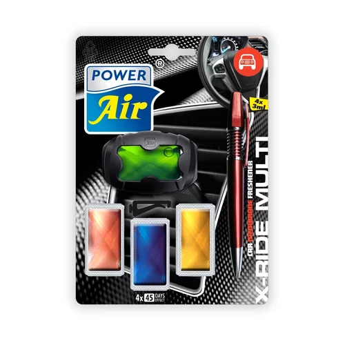 Tekutý osviežovač do mriežky X-Ride Multi 4v1 (POWER AIR)