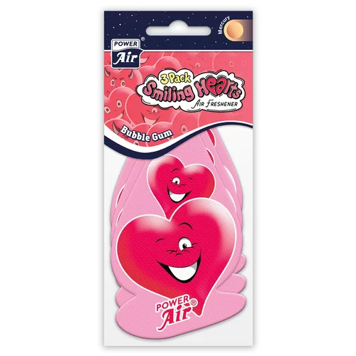 POWER AIR Smiling Hearts 3v1 Bubble Gum