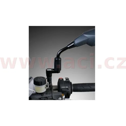 Adaptér spätného zrkadla M8/1,25 pravý závit (čierna) /Q-TECH/ - obr. 1