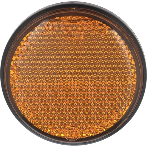 Odrazka okrúhla Q-TECH DELES 170 (oranžová, priemer 60 mm)