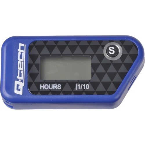 Bezdrôtový merač motohodín s nulovateľným počítadlom Q-TECH RL-HM016B Blue (modrý)