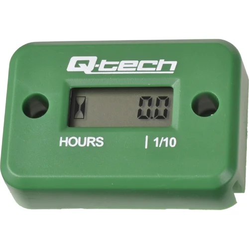 Hodinomer motohodín, Q-TECH (zelený)