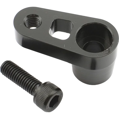 Adaptér spätného zrkadla M10/1,25 ľavý závit Q-TECH TM34 (čierna)