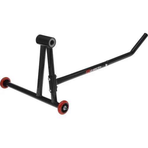 Stojan na motocykel zadný Q-TECH (pre jednoramennú kyvnú vidlicu), trn treba dokúpiť zvlášť, (čierny)