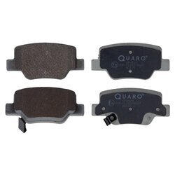 Sada brzdových platničiek kotúčovej brzdy QUARO QP4929