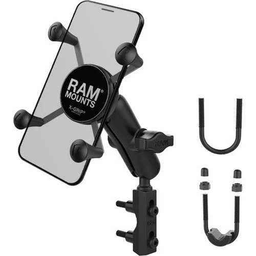 Kompletná zostava držiaku X-Grip s uchytením na objímku brzdovej/spojkovej páčky/riadidiel motocykla RAM MOUNTS RAM-B-174-UN7U