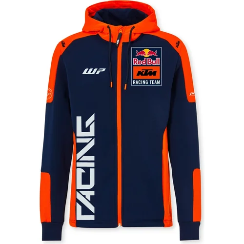 Mikina s kapucňou TEAM RED BULL KTM M-168425 KTM, (modrá, oranžová, veľkosť 3XL)