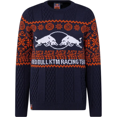 Svetr - vianočná edícia, RED BULL KTM (modrá, oranžová, veľkosť XL)