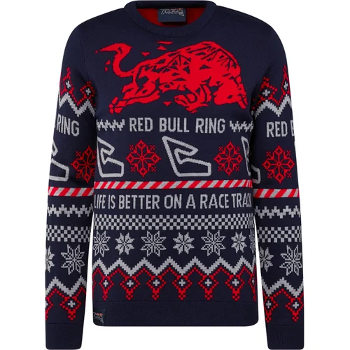 Svetr - vianočná edícia, RING (modrá, červená, veľkosť M) (RED BULL)