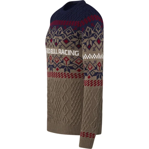 Svetr - vianočná edícia, RING (hnedá, modrá, veľkosť L) (RED BULL) - obr. 2