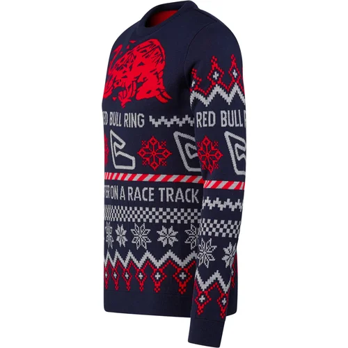 Svetr - vianočná edícia, RING (modrá, červená, veľkosť M) (RED BULL) - obr. 2