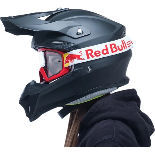 Okuliare WHIP SPECT WHIP-008 (červené, plexisklo číre) (RED BULL) - obr. 2