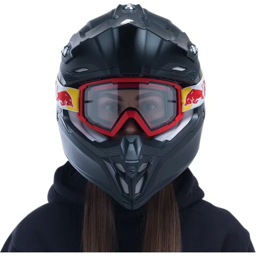 Okuliare WHIP SPECT WHIP-008 (červené, plexisklo číre) (RED BULL) - obr. 3