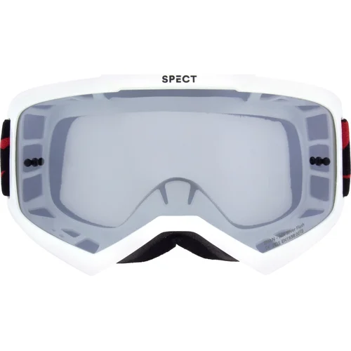 Okuliare EVAN SPECT EVAN-003 (biele, plexisklo dymové/strieborné) (RED BULL)