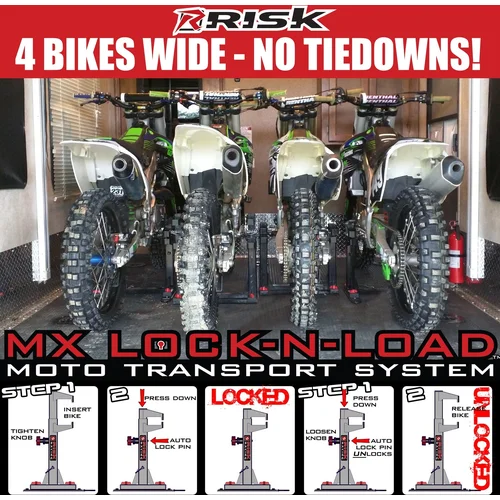 Transportný systém pre motocykle MX Lock-N-Load 77849 (RISK RACING) - obr. 5
