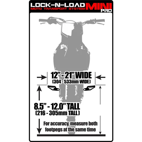 Transportný systém pre motocykle MX Lock-N-Load Pro MINI 00176 (RISK RACING) - obr. 3