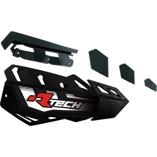 Plasty krytov páčiek FLX / FLX ALU / FLX ATV RTECH R-REPPMFLNR00 (čierna, pár)