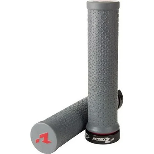 Gripy lock-on R20, RTECH (sivé, 1 pár)