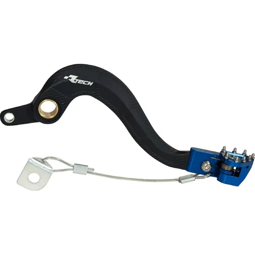 Brzdový pedál hliníkový Yamaha R-LEVFRYZF0003 (čierno-modrý) /RTECH/