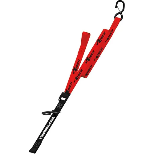 Upínacie popruhy s rýchloupínacou spojkou RTECH R-CINGHIARS15 (šírka 38 mm / dĺžka 2 m / nosnosť 550 kg), (1 pár, červený)
