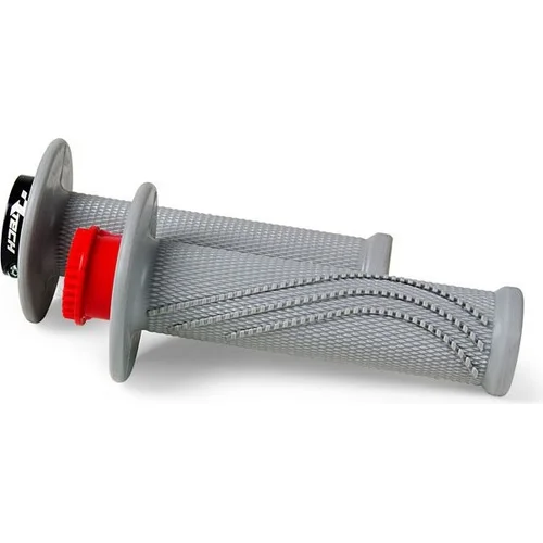 Gripy lock-on R20 Wave, RTECH (sivé, 1 pár)