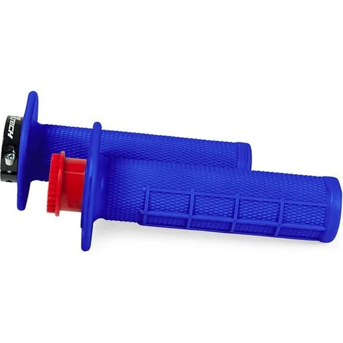 Gripy lock-on R20 Half Waffle, (modré, 1 pár) /RTECH/