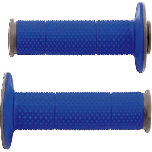 Gripy Full Diamond (dvojvrstvové, extra mäkké), RTECH (modro-sivé, pár, dĺžka 116 mm)