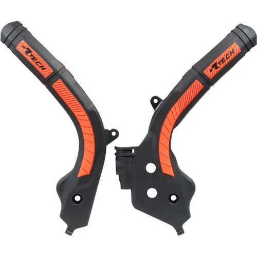 Chrániče rámu KTM RTECH R-PRTKTMNRAR1 (sada, čierno-oranžové)