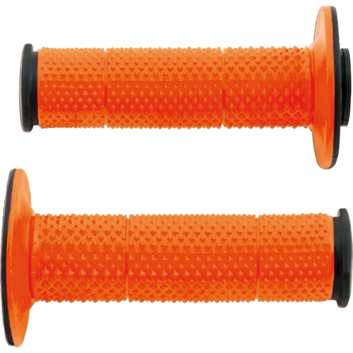 Čierna/oranžová RTECH R-MPRNRAR0011 gripy FULL DIAMOND, extra mäkká, pár)