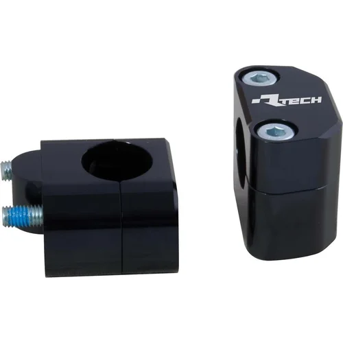 Sada na zvýšenie riaditka + 25 mm RTECH R-COLL0NR1028 (priemer 22 > 28,6 mm) vč. skrutiek, (čierna)