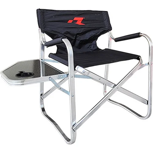 Skladací kreslo s podrúčkami RTECH R-CHAIRTV18NR (čierna)