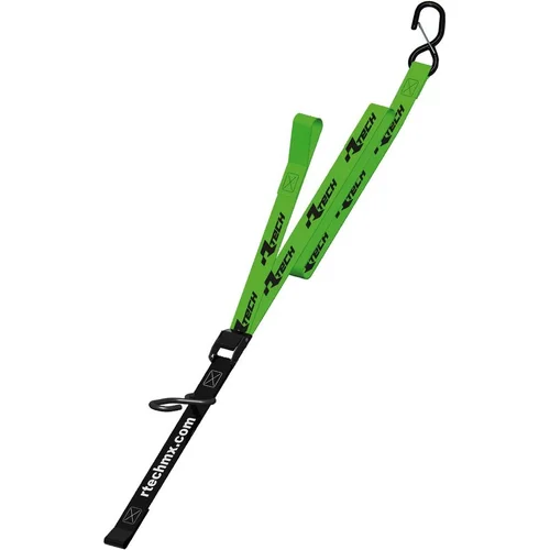 Upínacie popruhy s rýchloupínacou spojkou RTECH R-CINGHIAVE15 (šírka 38 mm / dĺžka 2 m / nosnosť 550 kg), (1 pár, zelený)
