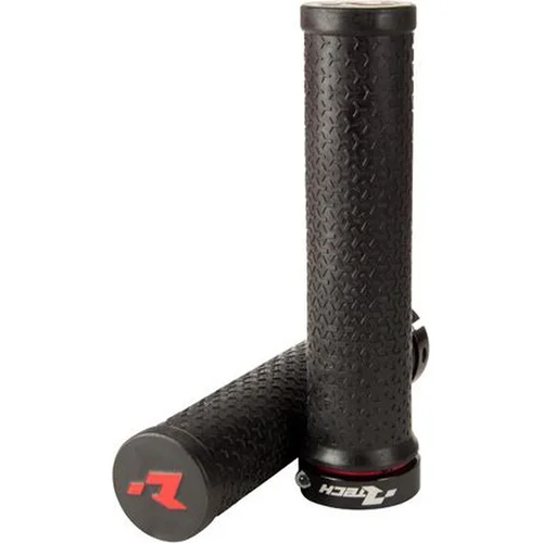 Gripy lock-on R20, RTECH (čierne, 1 pár)