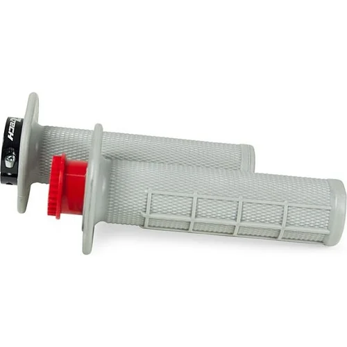 Gripy lock-on R20 Half Waffle (BETA RR 125-530), RTECH (sivé, 1 pár)