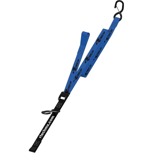 Upínacie popruhy s rýchloupínacou spojkou RTECH R-CINGHIABL15 (šírka 38 mm / dĺžka 2 m / nosnosť 550 kg), (1 pár, modrý)