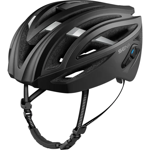 Cyklistická prilba s headsetem R2 SENA R2-MB00S (matná čierna, veľkosť S)