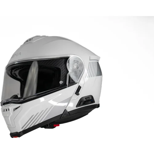 Mesh prilba s headsetem Specter SENA SPECTER-GW00S2 (lesklá biela, veľkosť S)