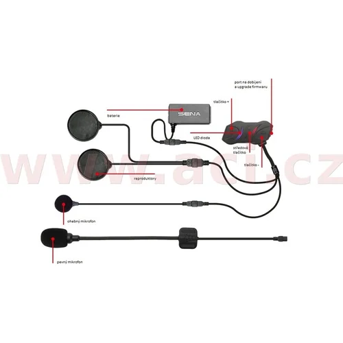 Sada 2 kusov) SMH10RD-01 Bluetooth headset SMH10R, (dosah 0,9 km) /SENA/ - obr. 1