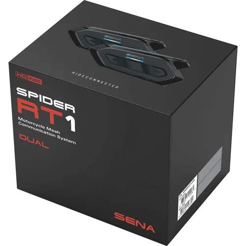 Sada 2 jednotiek) SENA SPIDER-RT1-01D Mesh headset Spider RT1, (dosah 2 km)