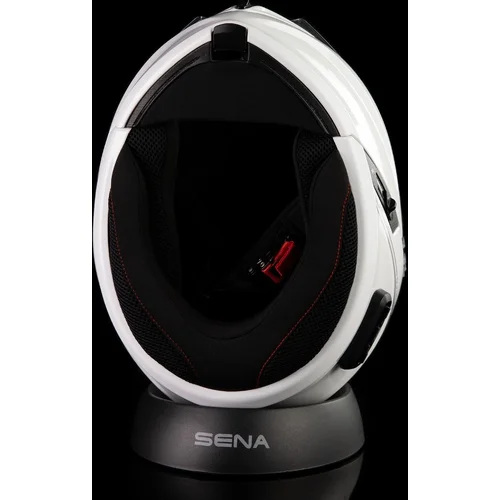 Bluetooth prilba s headsetem Outrush R (lesklá biela, veľkosť M) /SENA/ - obr. 1