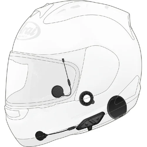 Bluetooth headset 10U pre integrálne prilby Arai 10U-AR-11 (dosah 1,6 km) /SENA/ - obr. 3